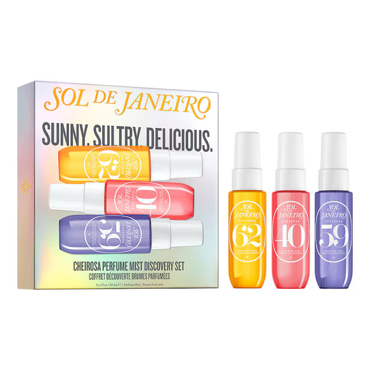Sunny.Sultry.Delicious. Cheirosa Perfume Mist Set - Coffret de Brumes Parfumées